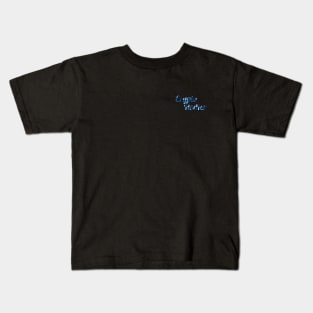 Crypto Hodler Blue Camo Small Logo Kids T-Shirt